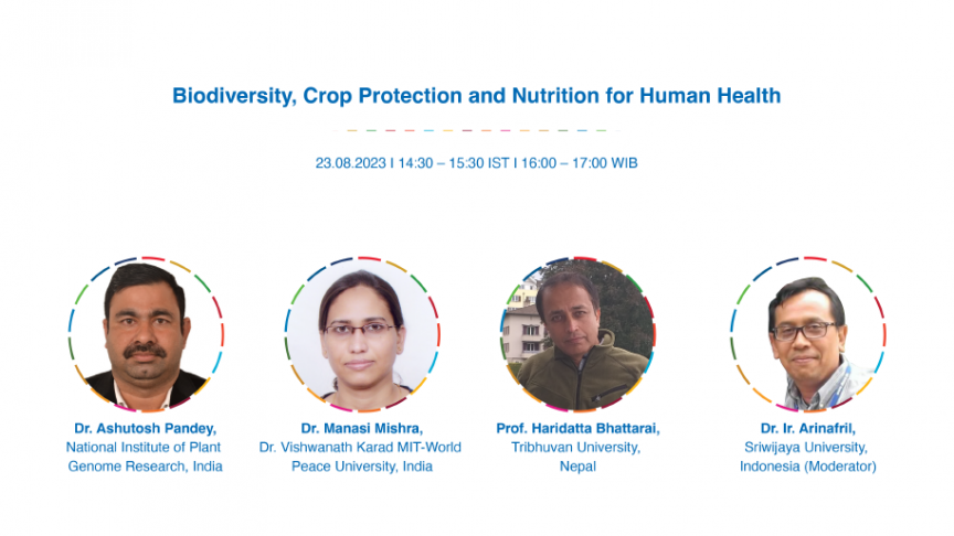 Pictures and details of speakers for day two Biodiversity, Crop Protection and Nutrition for Human Health